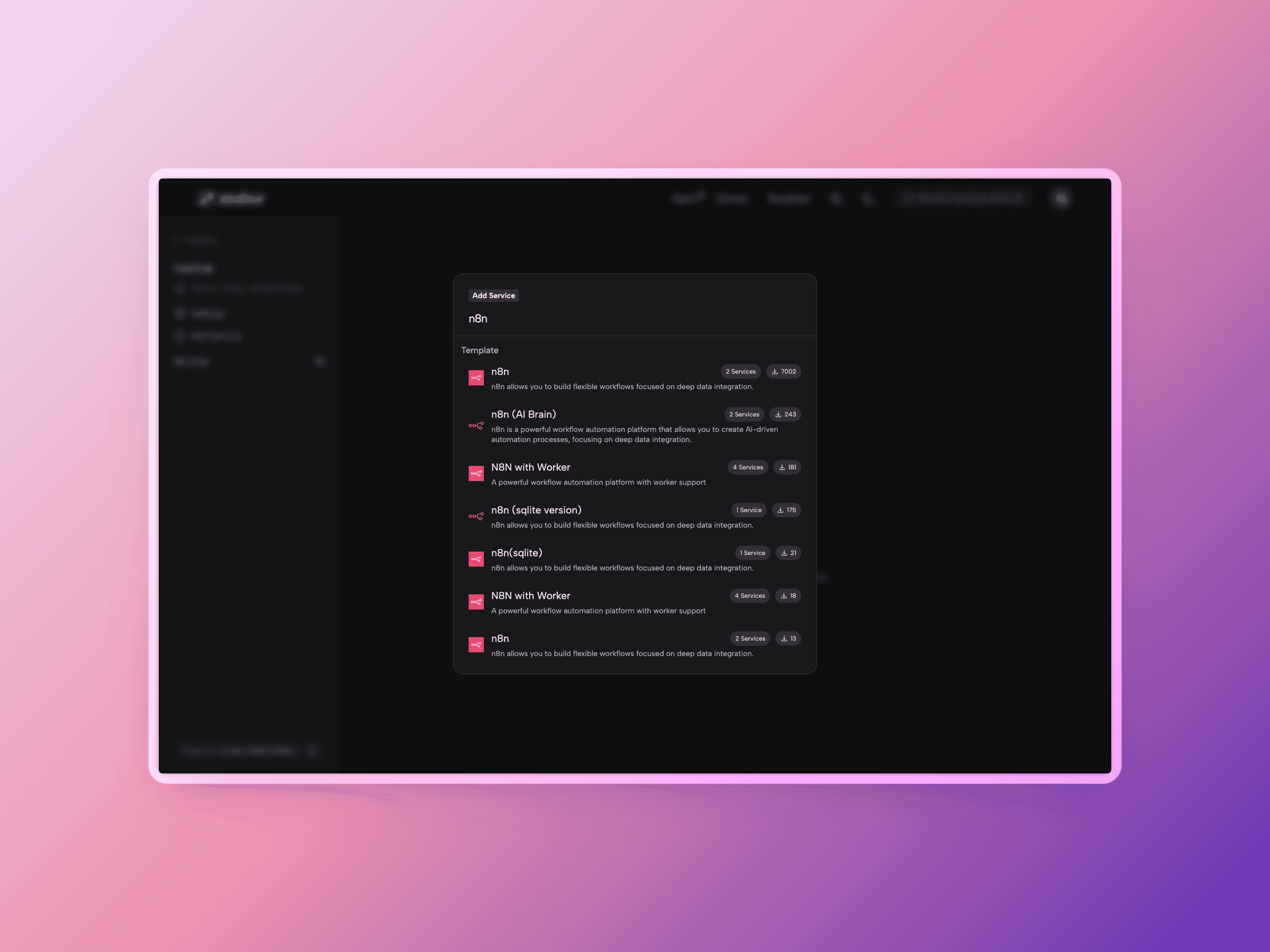 self-host n8n templates
